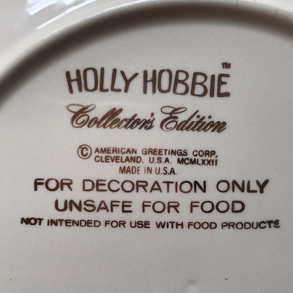 Holly Hobbies COLLECTOR PLATES 🌷🌻 - Picture 6 of 8